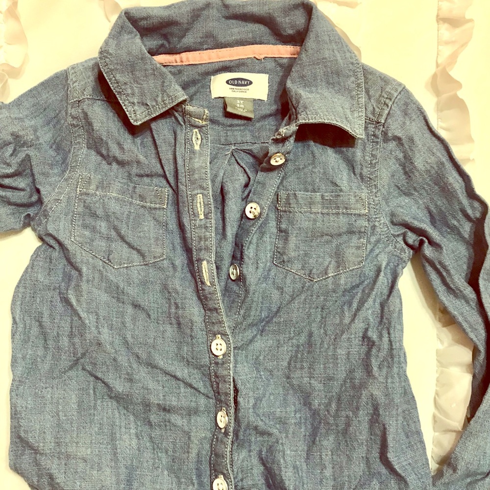 Old Navy chambray shirt 3t
